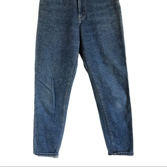 Vintage 90s Lee High Waist Blue Denim Mom Jeans Size 10 Long