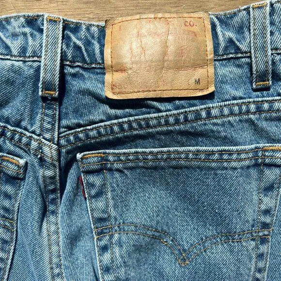 Vintage 90s Levi's 550 Relaxed Fit Tapered Leg Size 10P