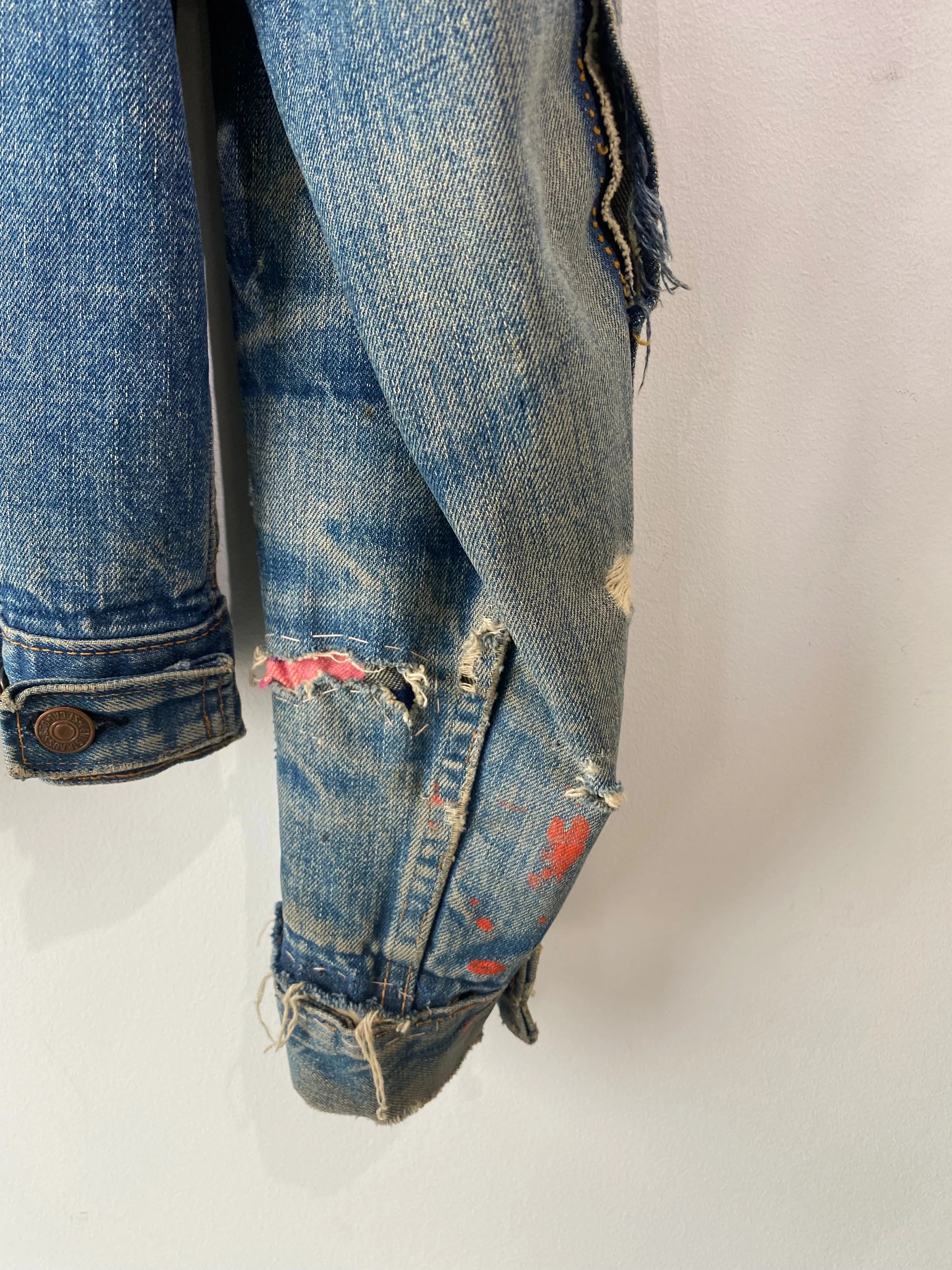 Vintage Big E Levi's Reworked Denim Jacket