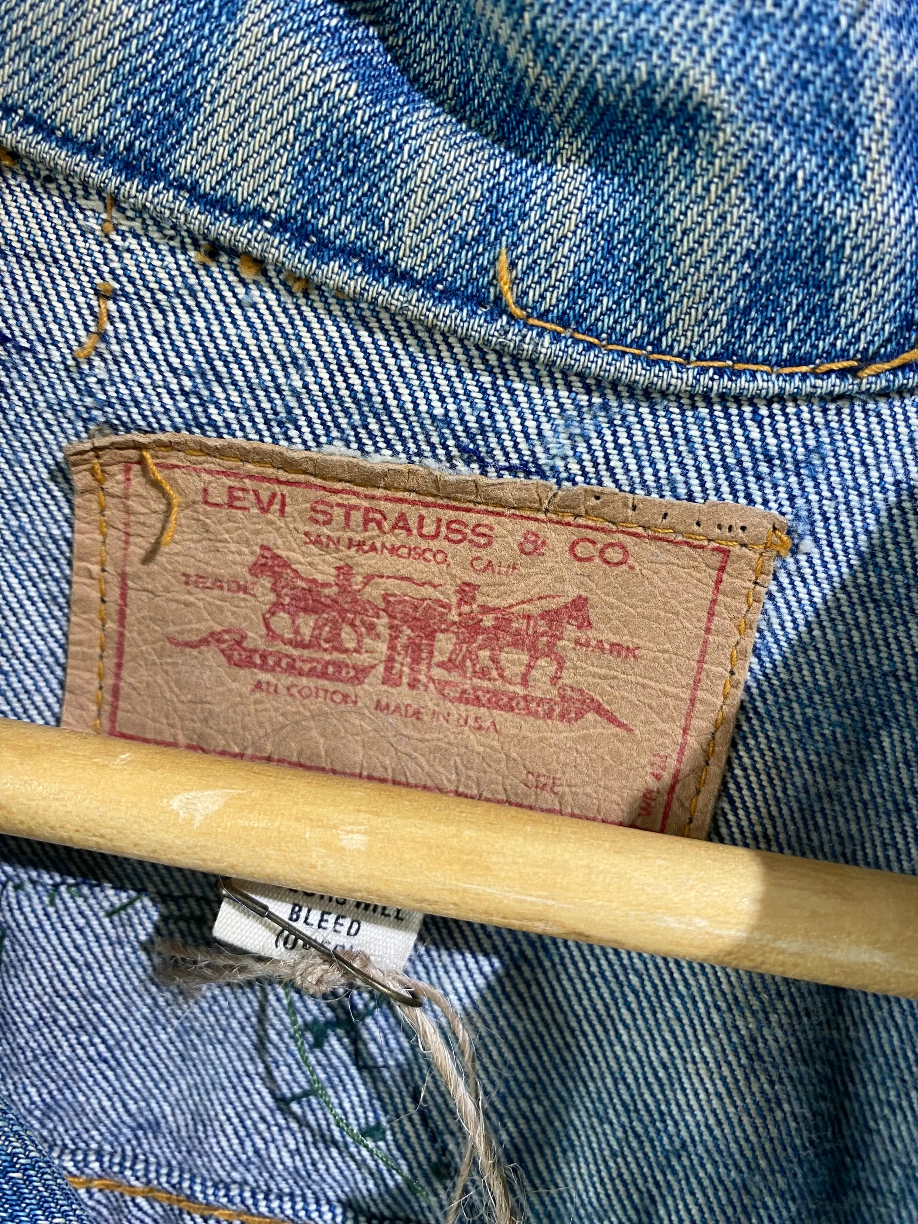 Vintage Big E Levi's Reworked Denim Jacket