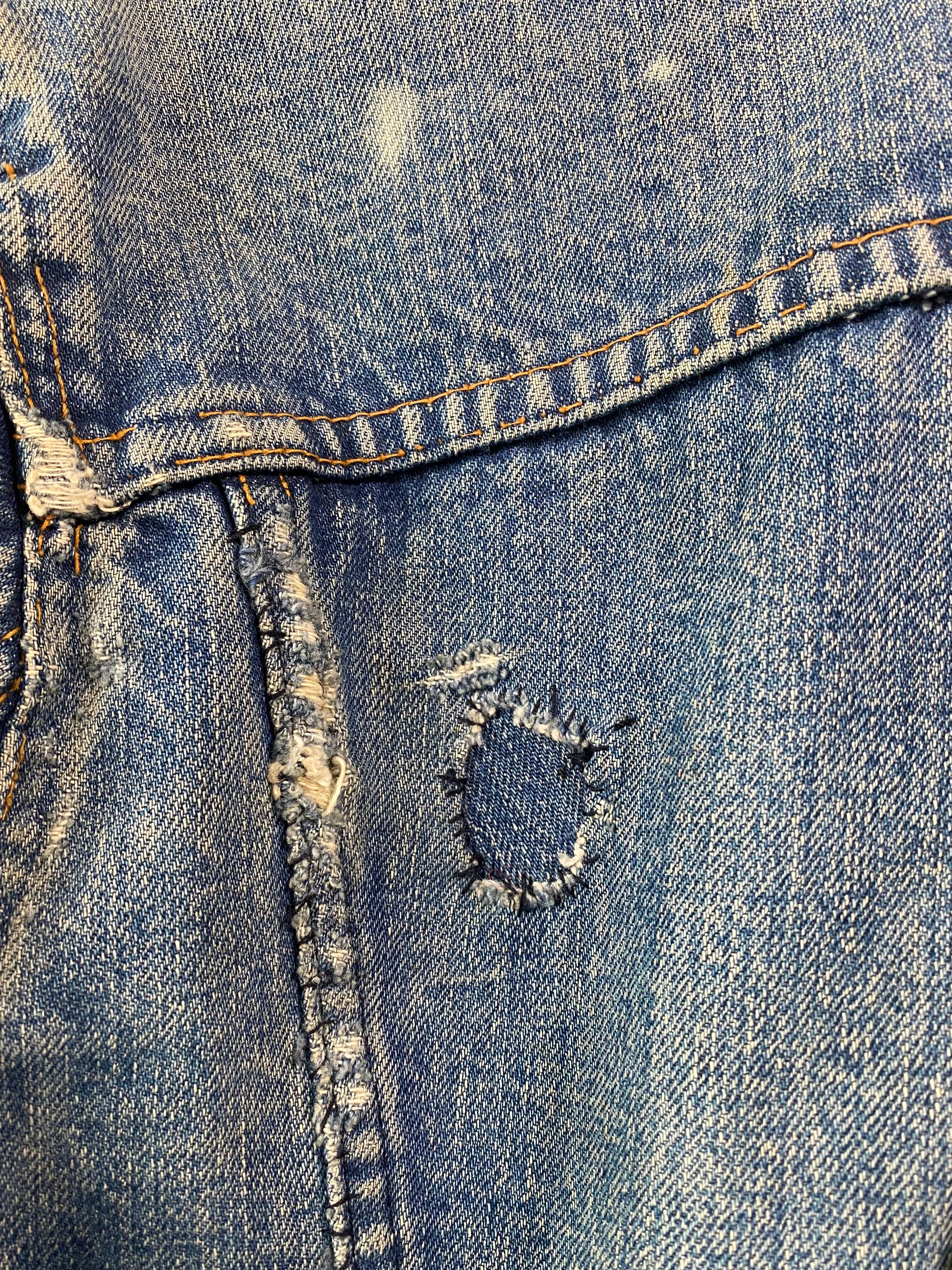 Vintage Big E Levi's Reworked Denim Jacket