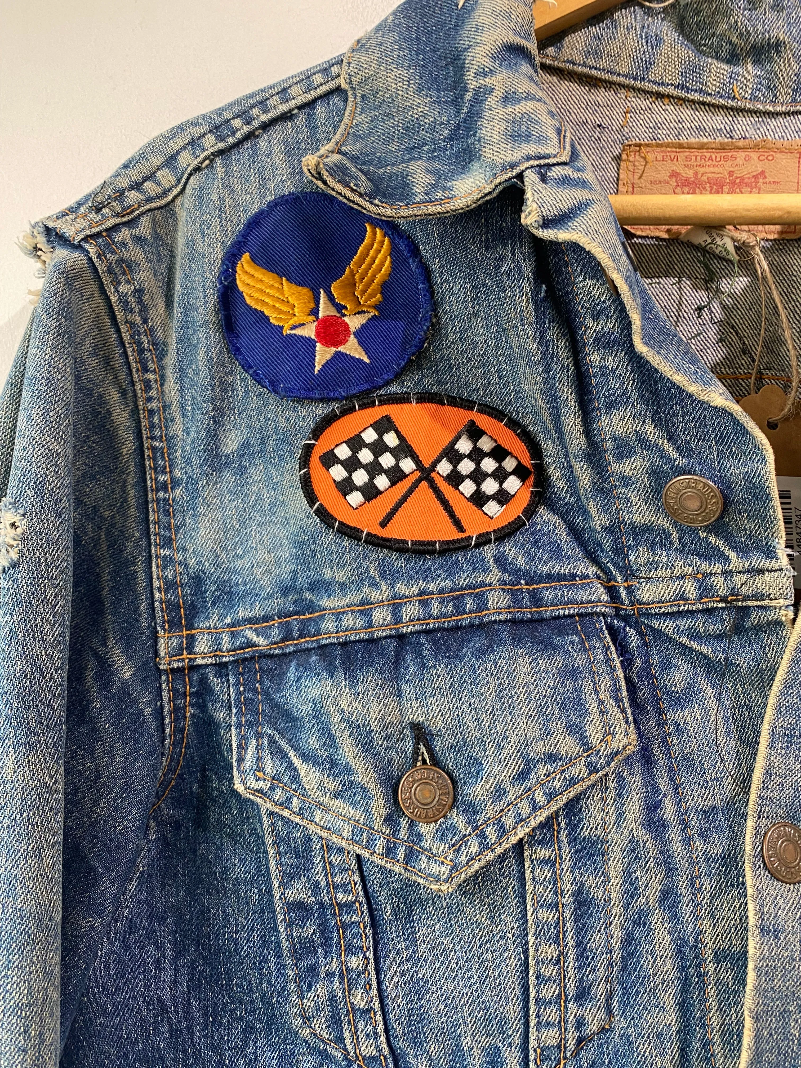 Vintage Big E Levi's Reworked Denim Jacket