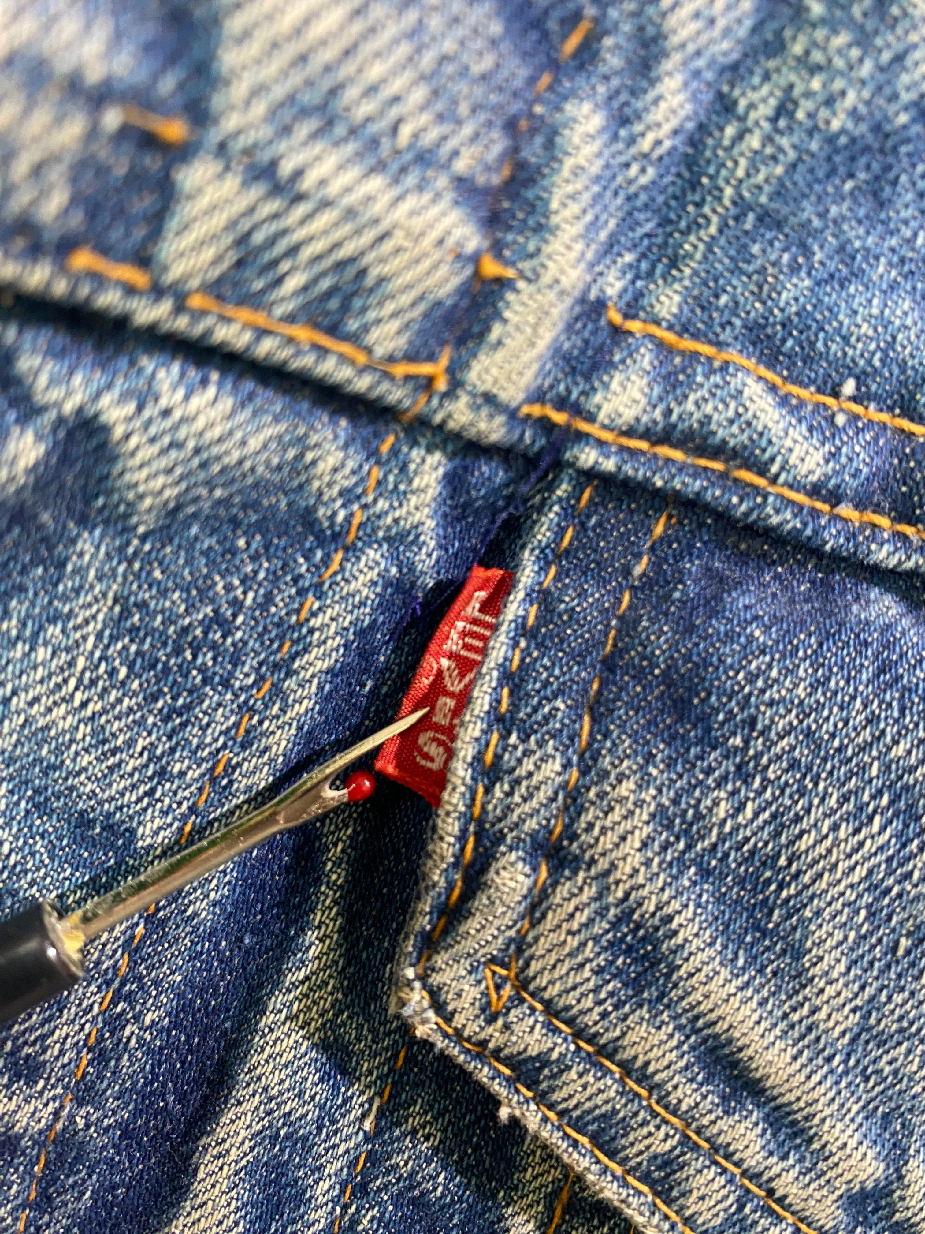 Vintage Big E Levi's Reworked Denim Jacket