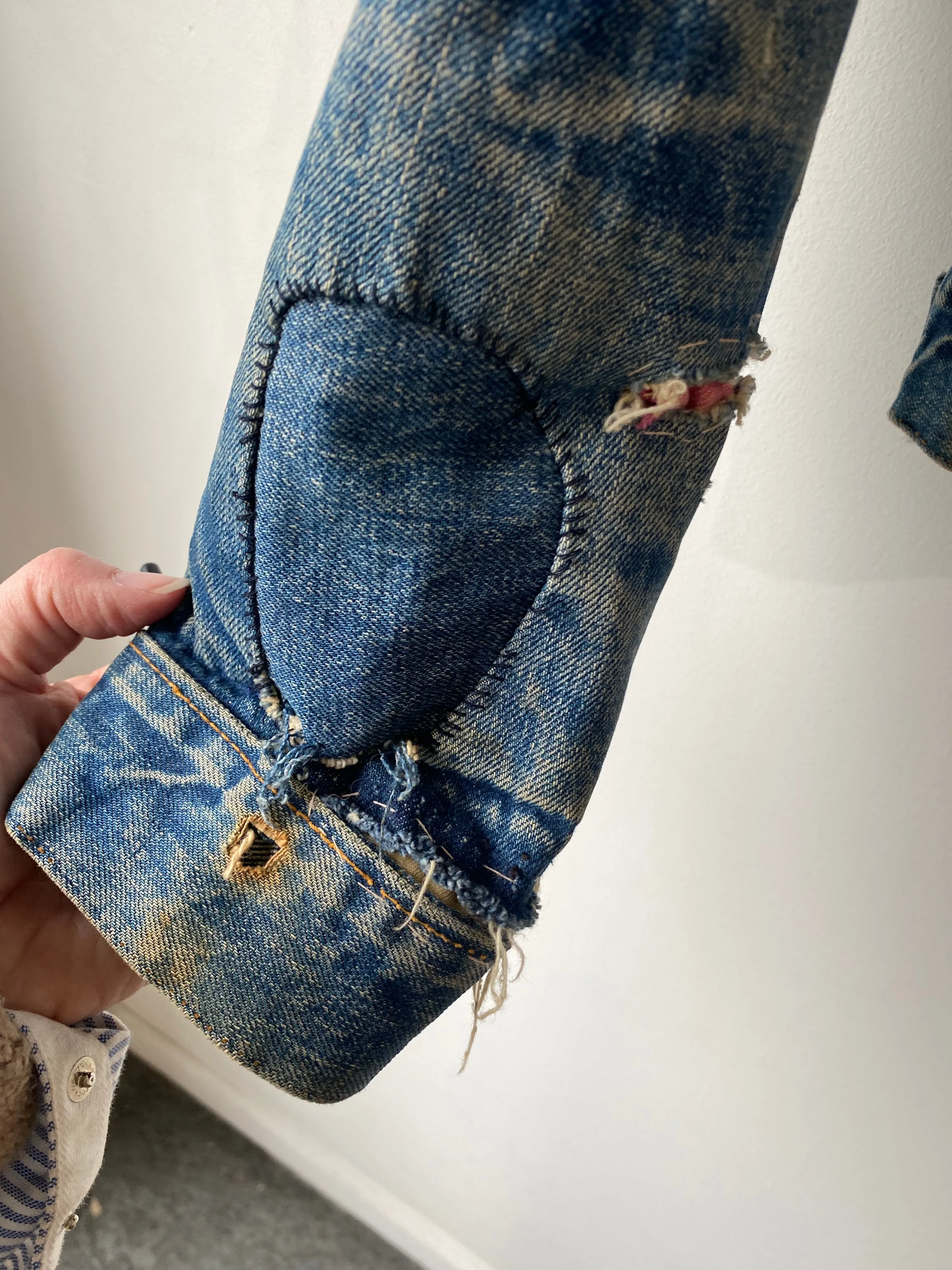 Vintage Big E Levi's Reworked Denim Jacket