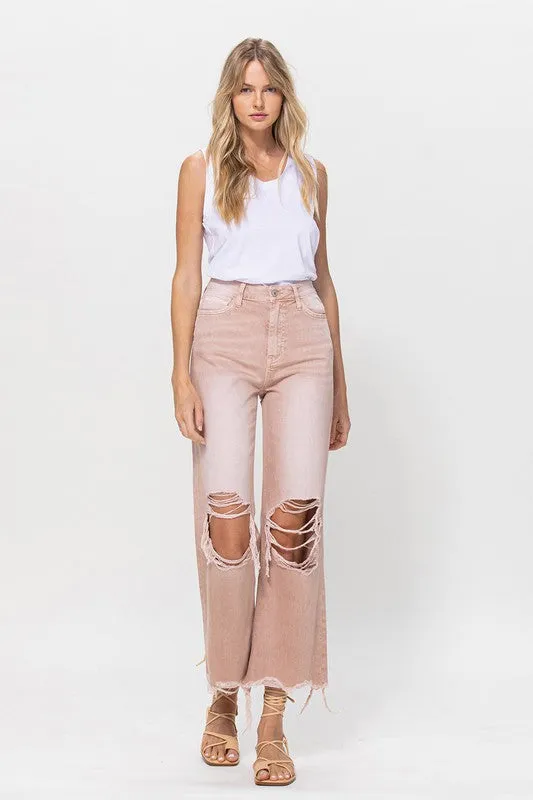 Vintage Crop Flare Jeans