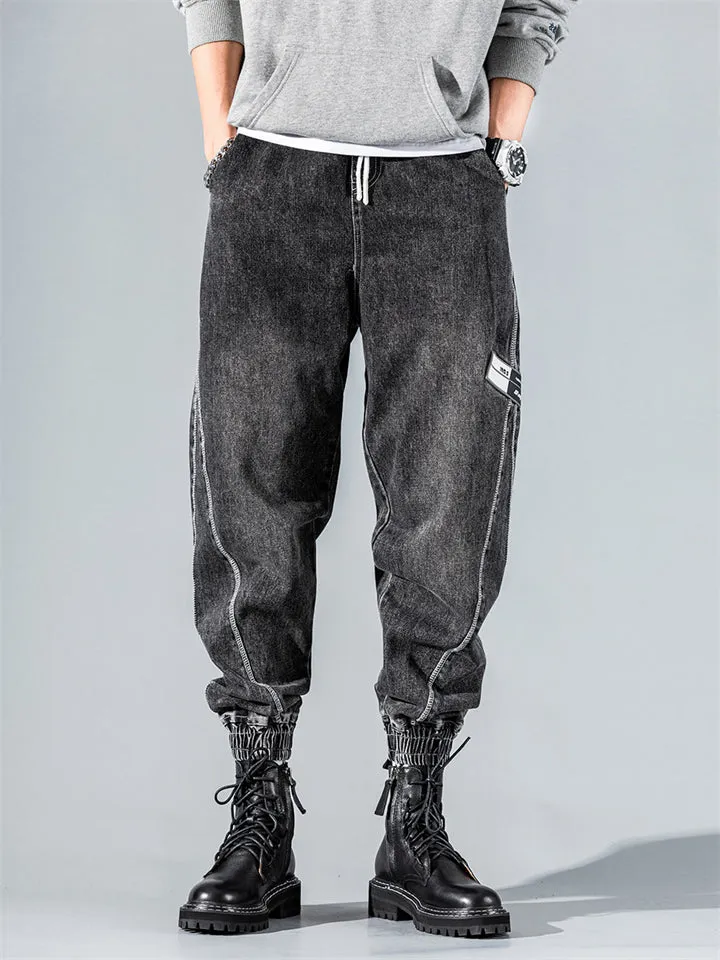 Vintage Fashion Ankle-Tied Pants For Men