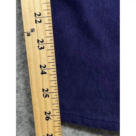 Vintage Levis 501 Womens Jeans Straight Denim Button Fly Made USA Purple 30x26