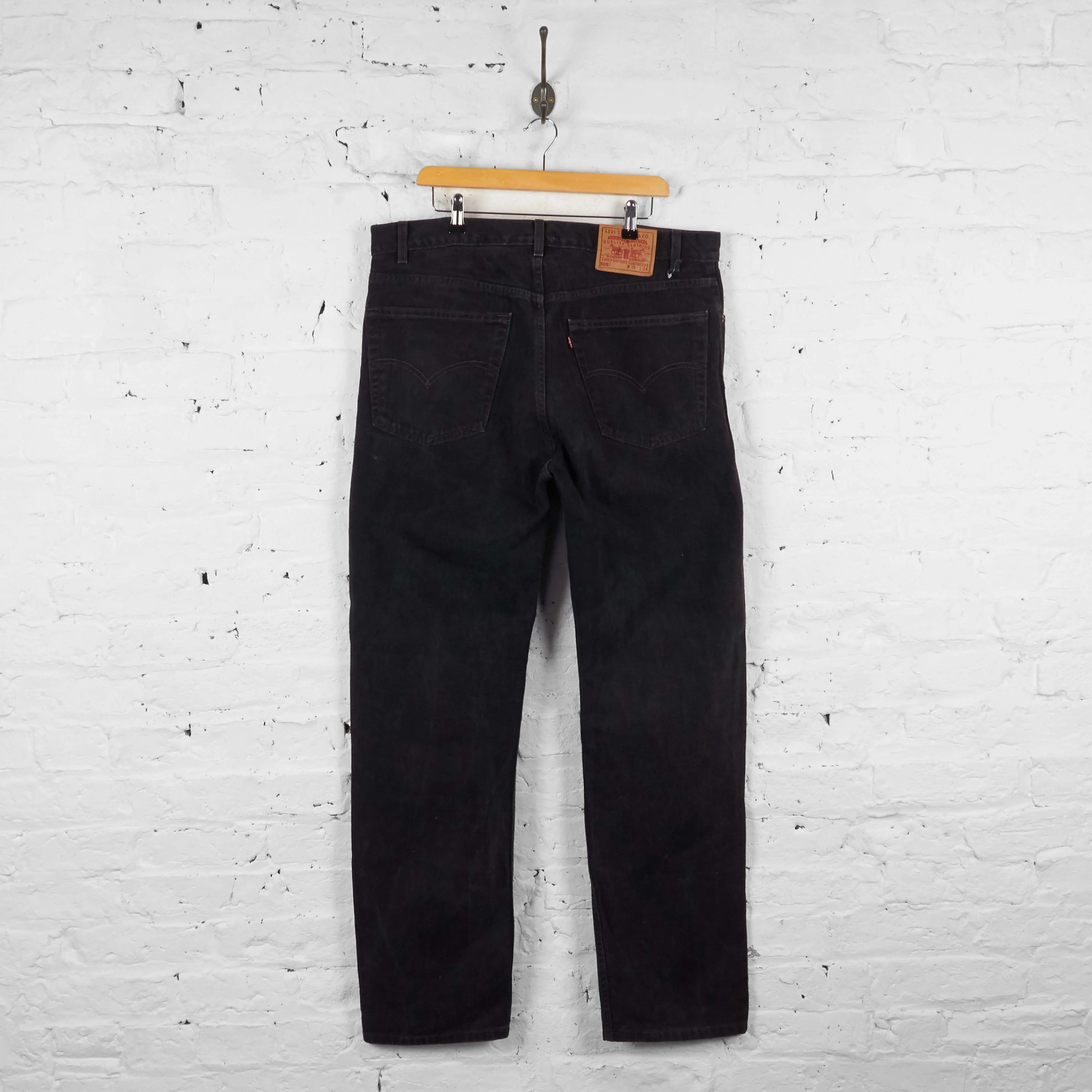 Vintage Levi's 505 Jeans - Black - XL