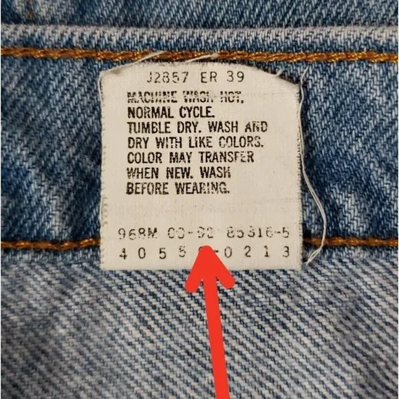 Vintage Orange Tab 550 Cut Offs