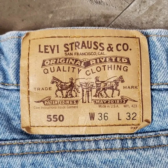 Vintage Orange Tab 550 Cut Offs