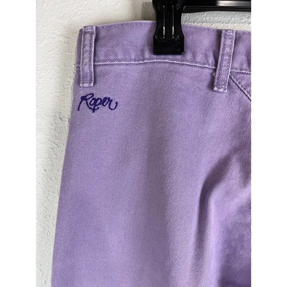 Vintage Roper Purple Denim Size 13 Women’s Western Jeans Made In USA