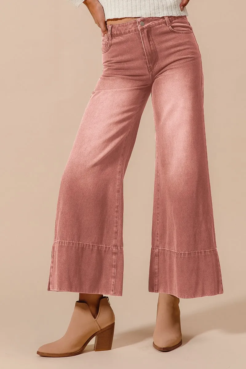 Vintage Washed Twill Jeans