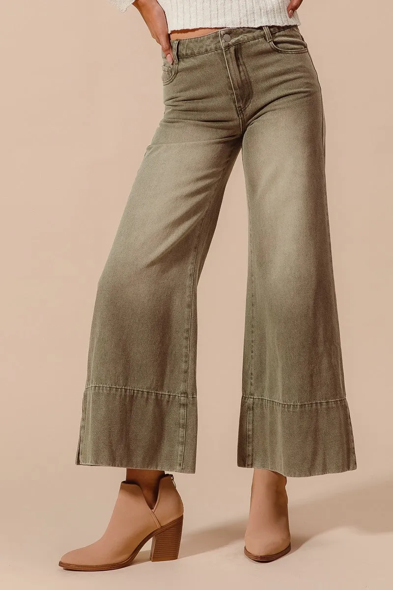 Vintage Washed Twill Jeans