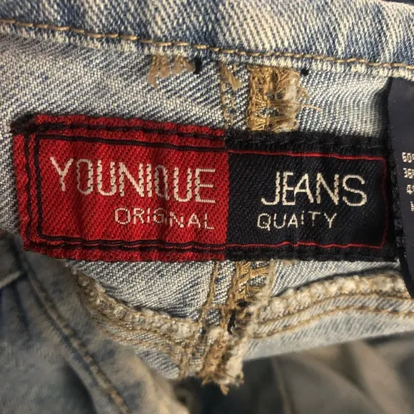 Vintage Y2K cut out studdded wide leg jeans plus size 24