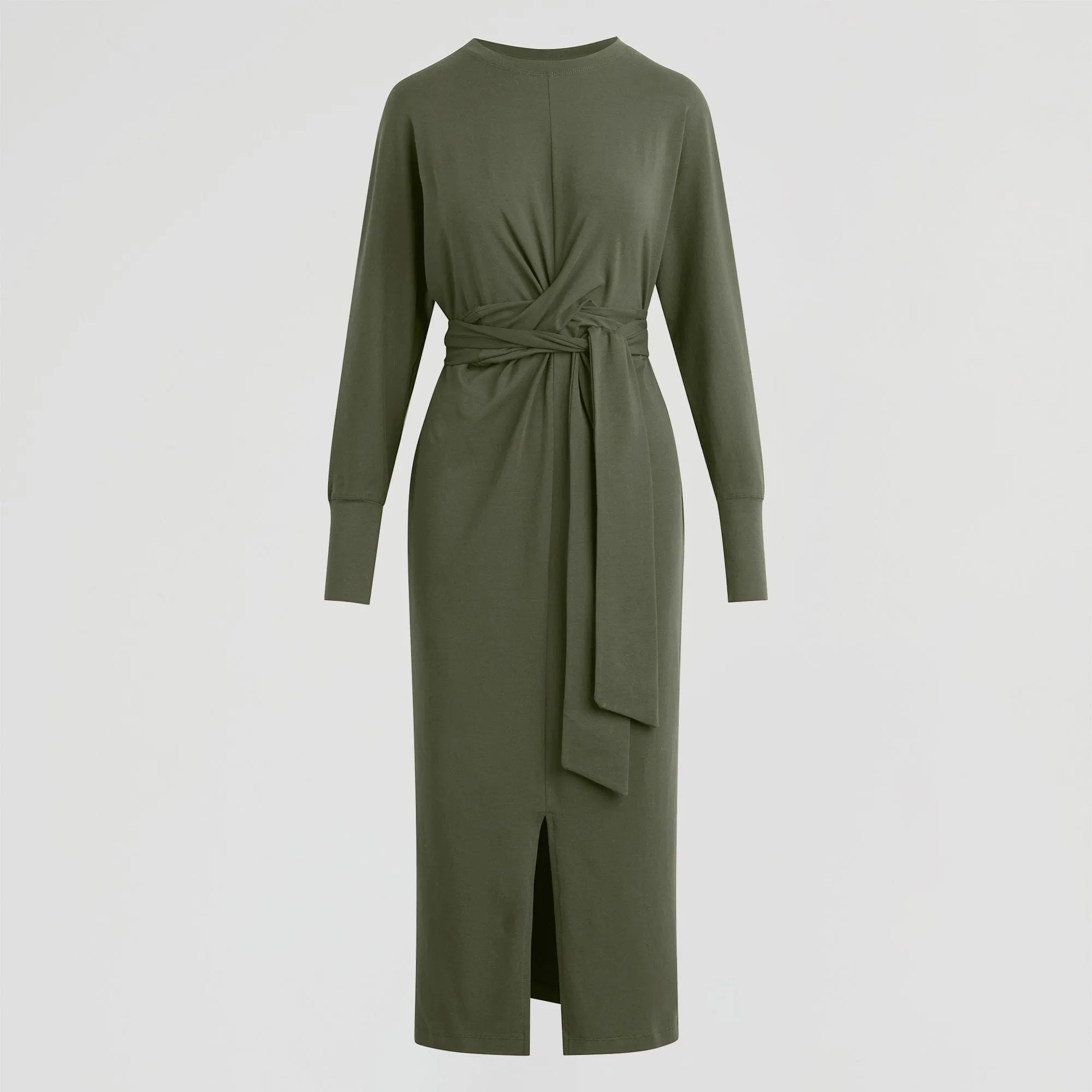 Wei Tie-Front Organic Cotton Dress (Petite)