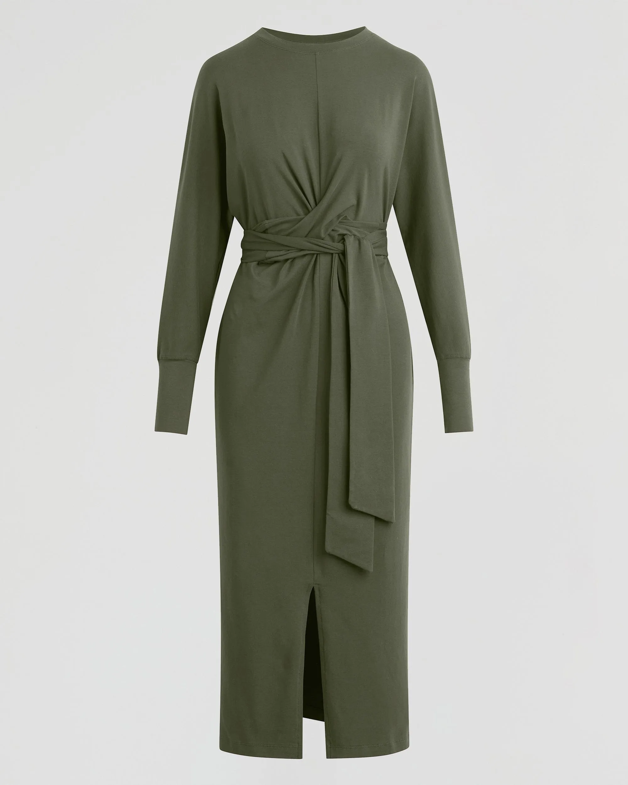 Wei Tie-Front Organic Cotton Dress (Petite)