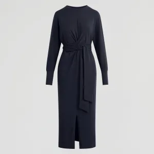 Wei Tie-Front Organic Cotton Dress (Petite)