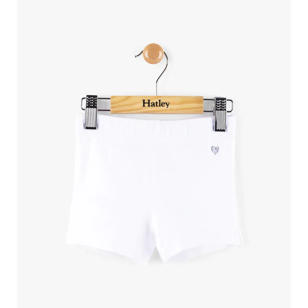 White Bike Shorts