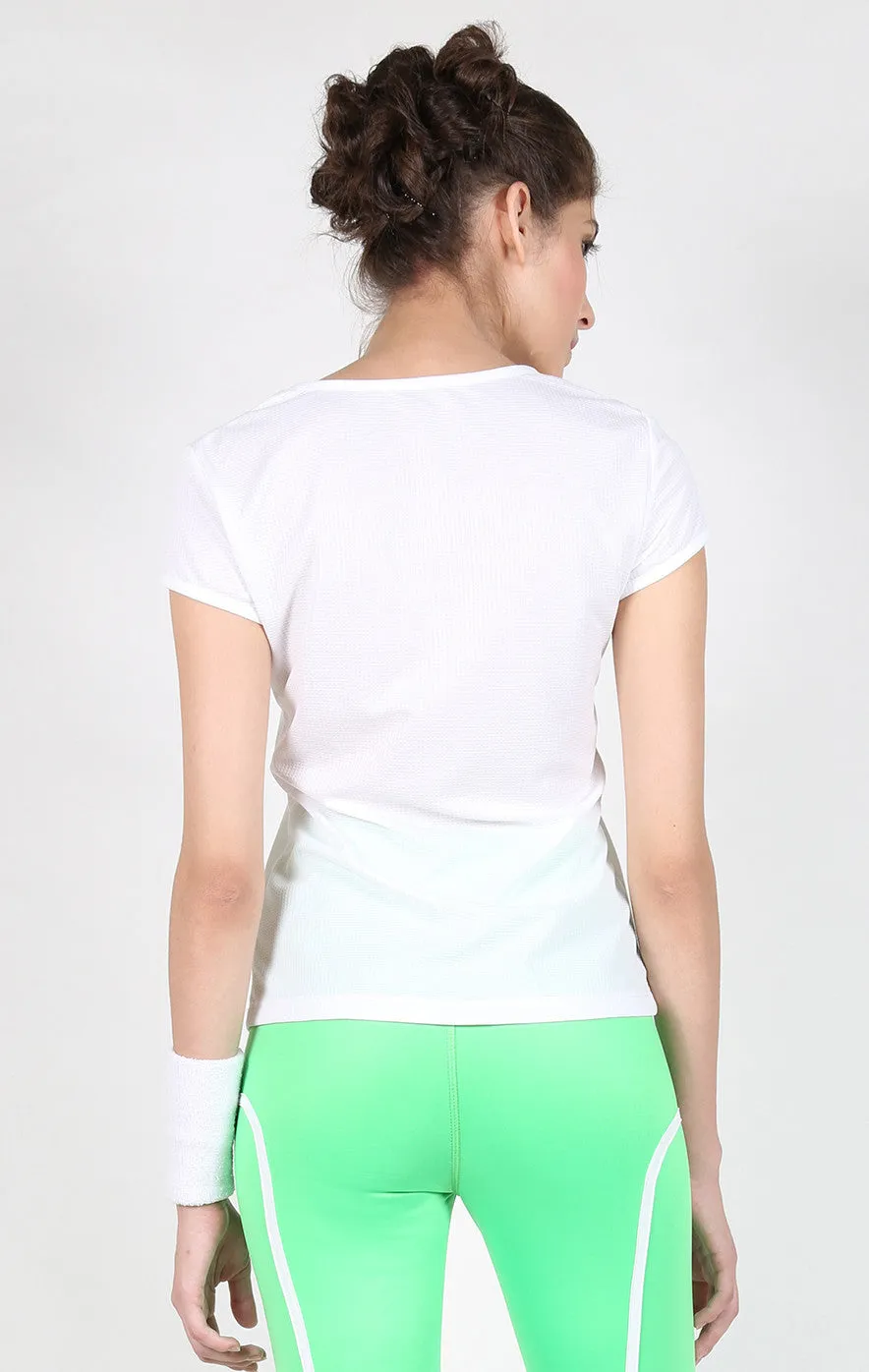 White Round-neck T-Shirt