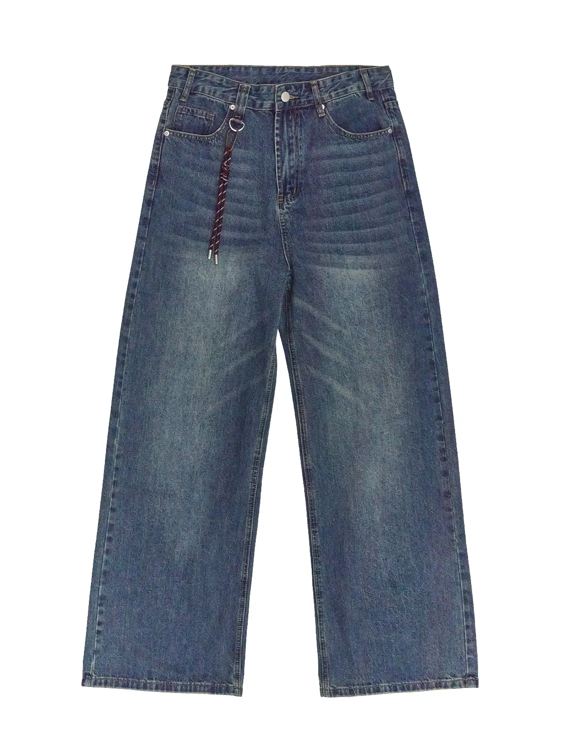 Wide Leg Jeans w/ Wine Paracord