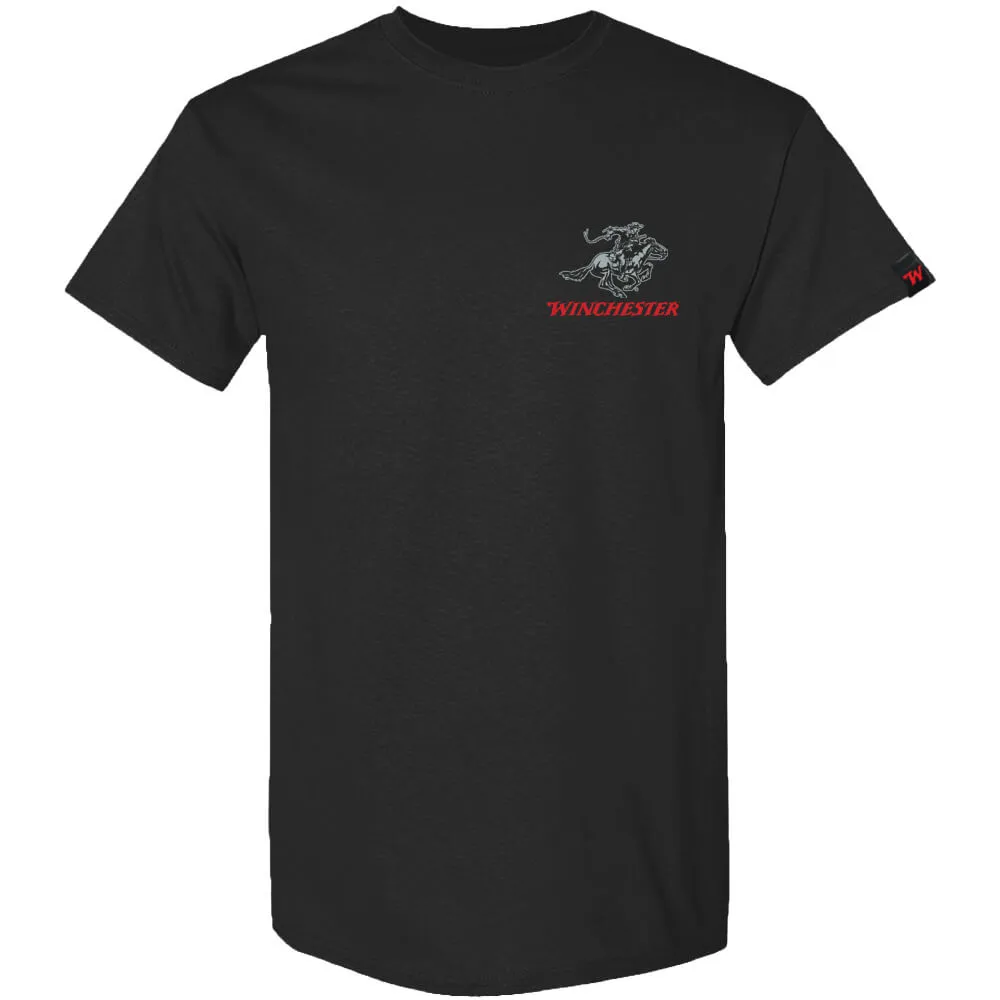 Winchester Pro - Grunge Style Two Tone Flag - Short Sleeve T-Shirt