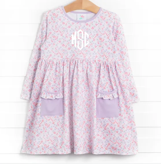 Wisteria Wonder Dress, Purple