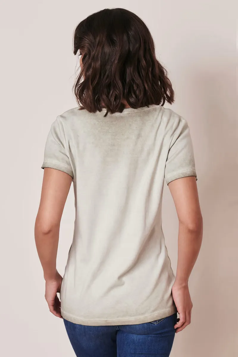 Woman's T-Shirt with Lederhosen Print