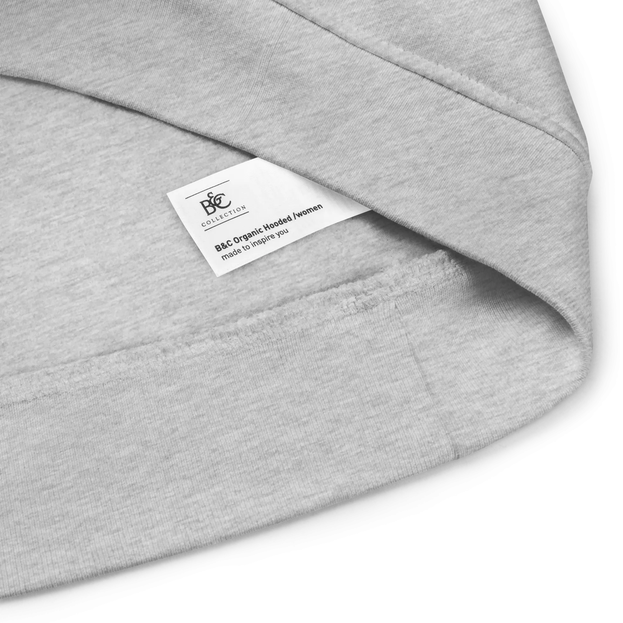 Women organic eco fitted hoodie NaturalWoolly