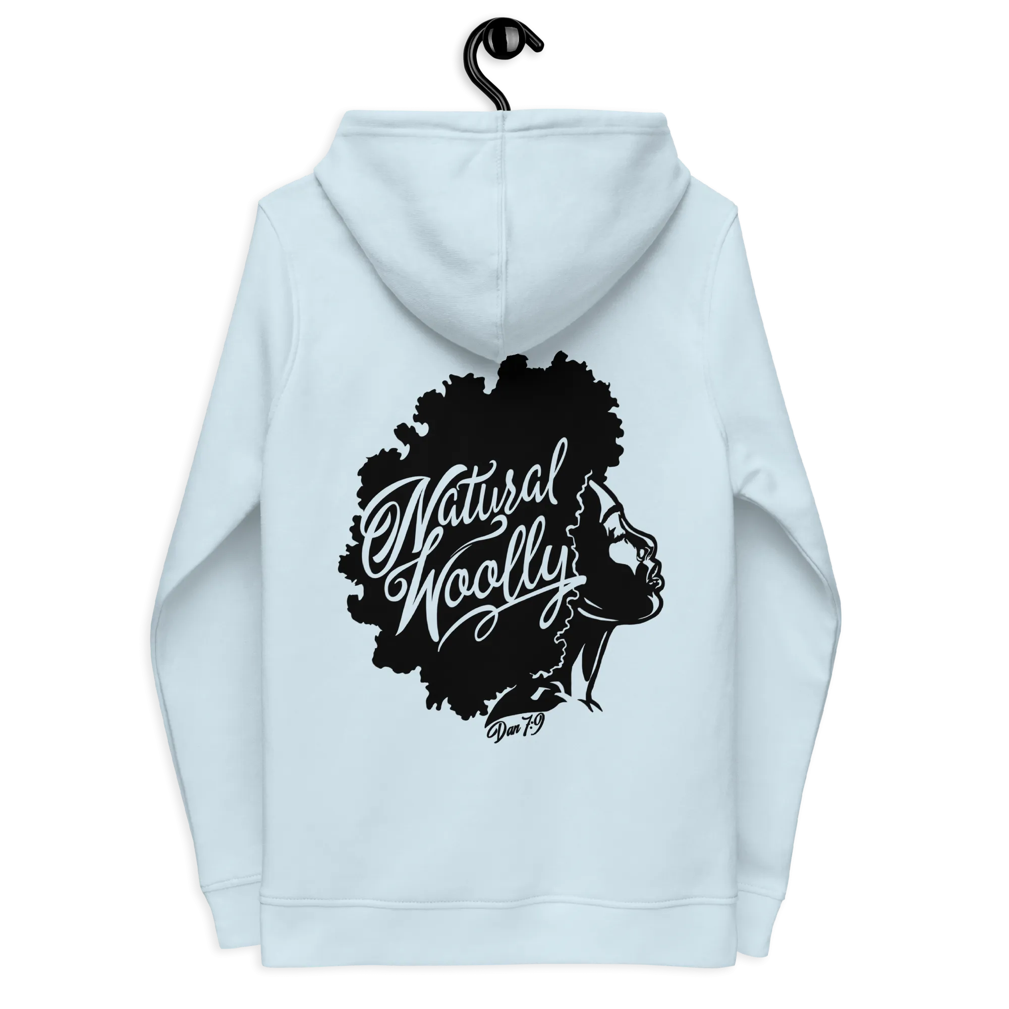 Women organic eco fitted hoodie NaturalWoolly
