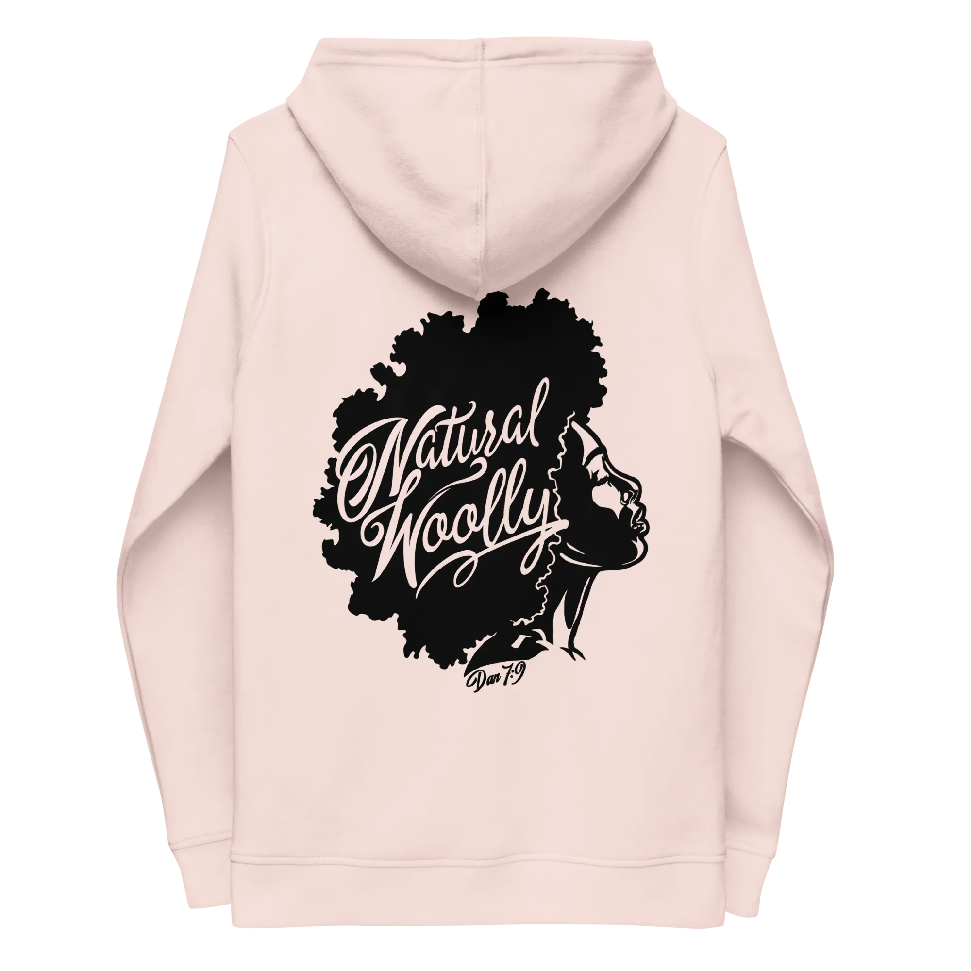 Women organic eco fitted hoodie NaturalWoolly