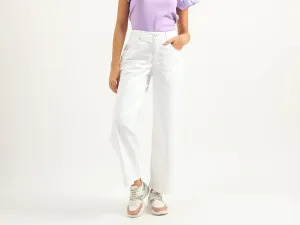 Women Solid Flared Fit Jeans