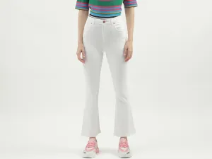 Women's Solid Bootcut Jeans