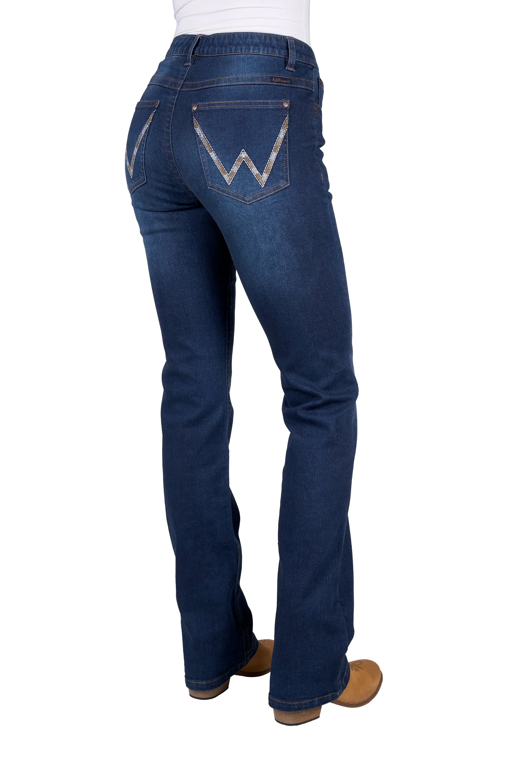 Wrangler Ladies Verity Jean Willow - 34" Leg - Dark Indigo