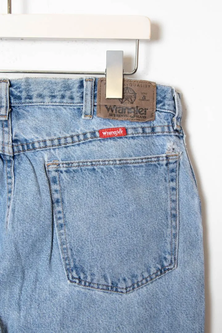 Wrangler Light Wash Baggy Denim Jeans (W32 x L27)