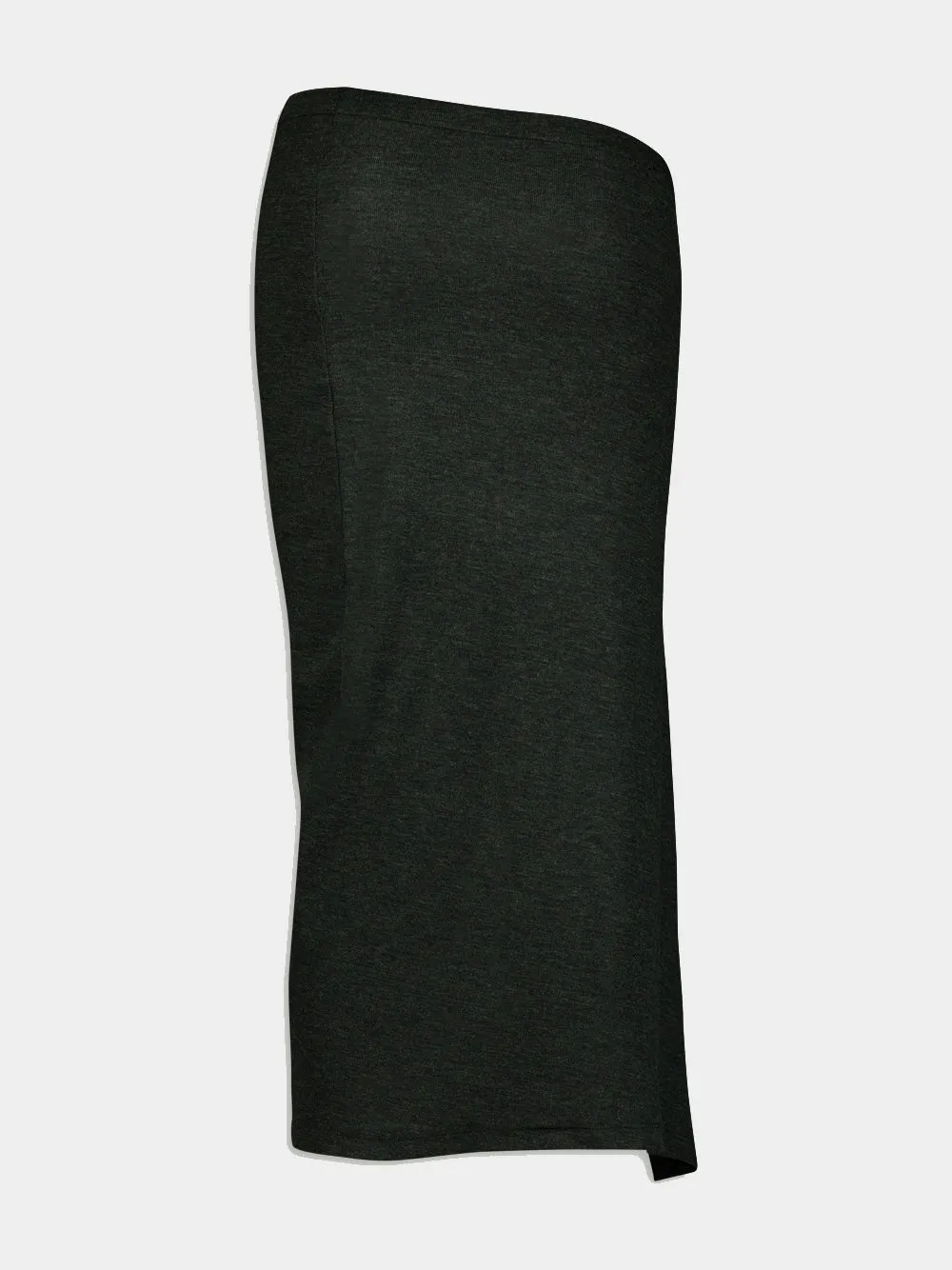 Wrap Asymmetric Midi Skirt