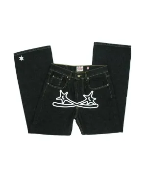 Y2K Print Jeans