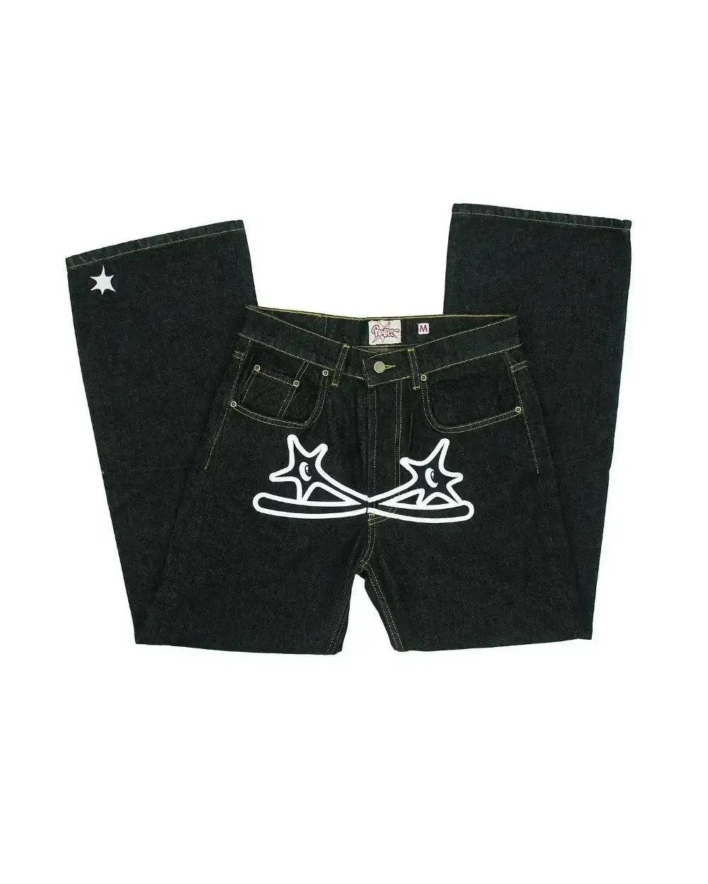 Y2K Print Jeans