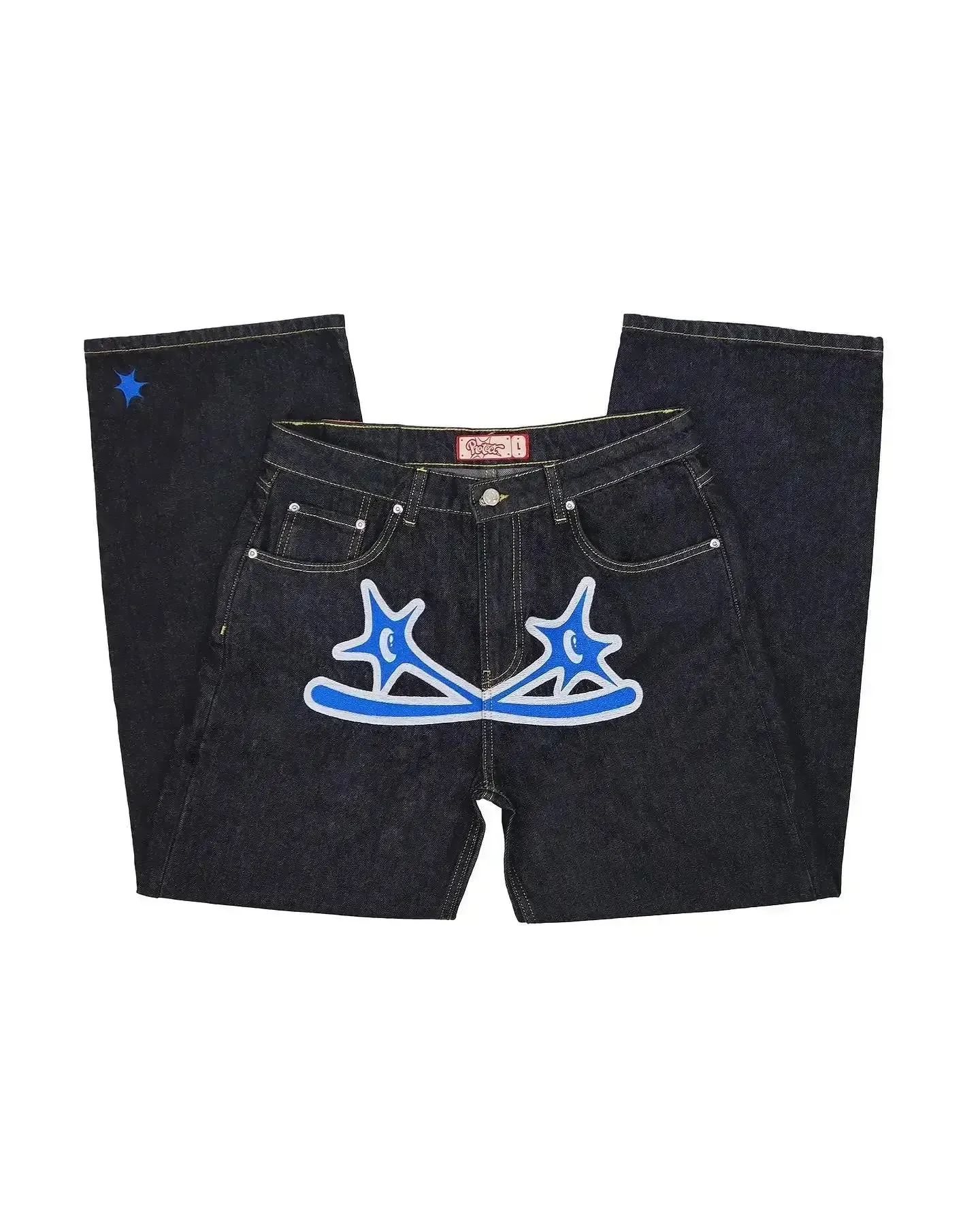 Y2K Print Jeans