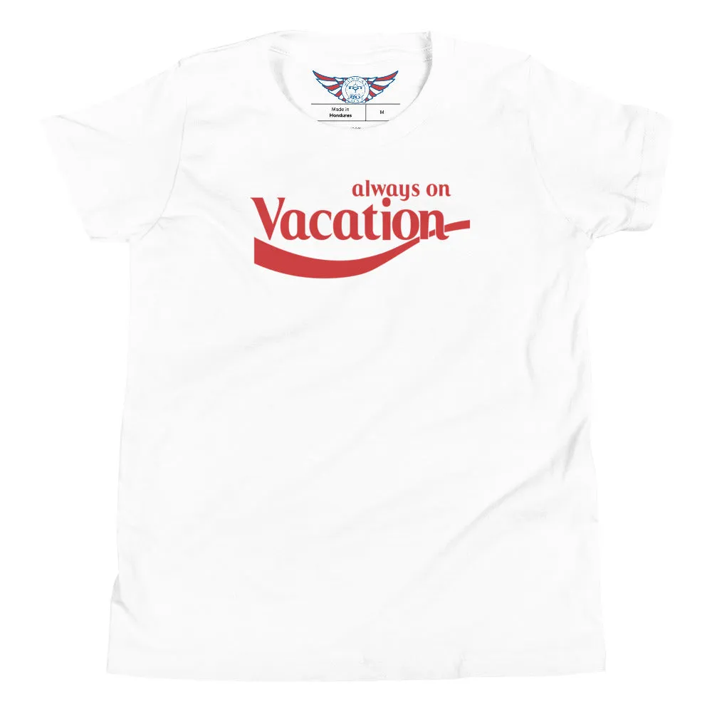 Youth "Always On Vacation" Tee