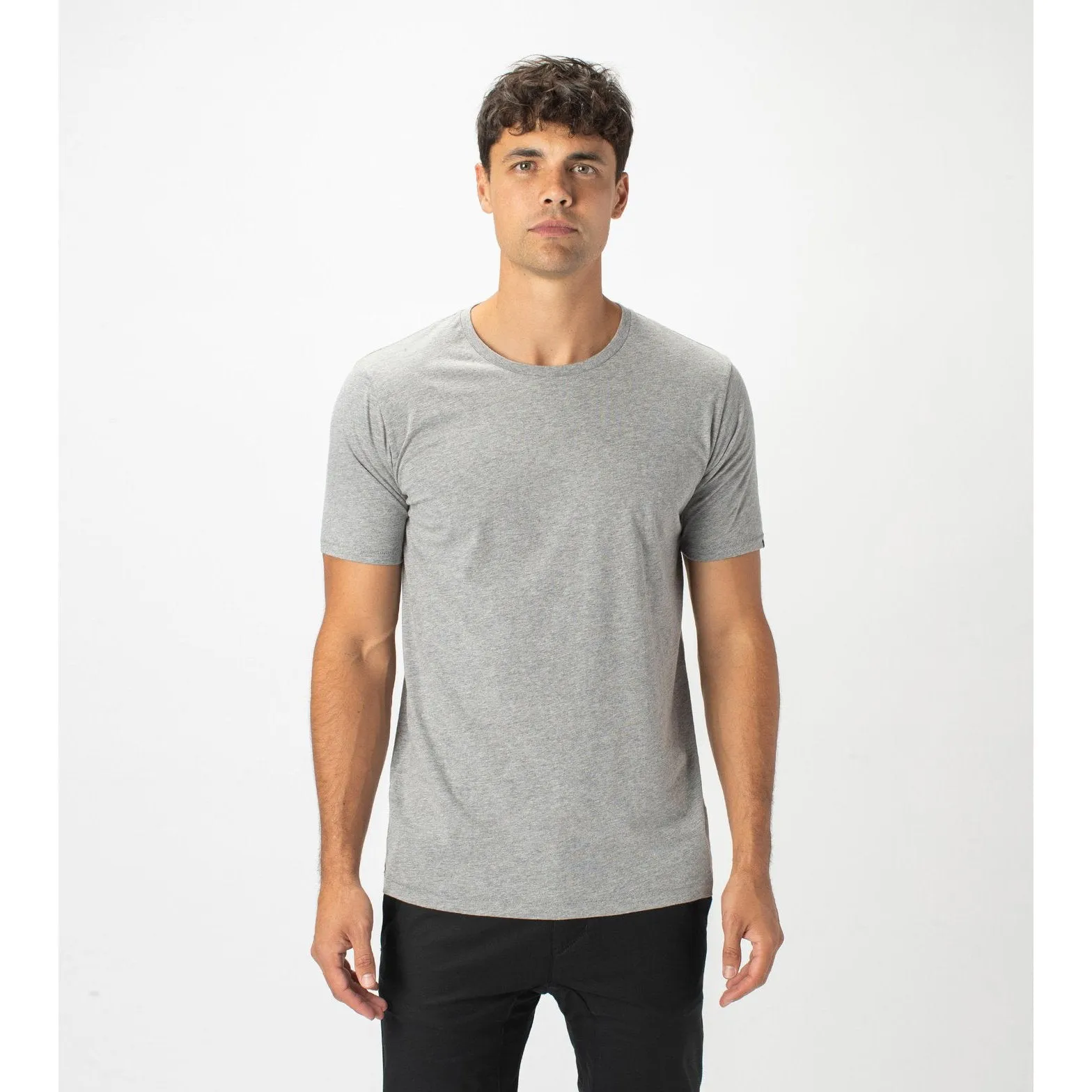 Zanerobe Men Flint Tee Grey Marle 131-STA