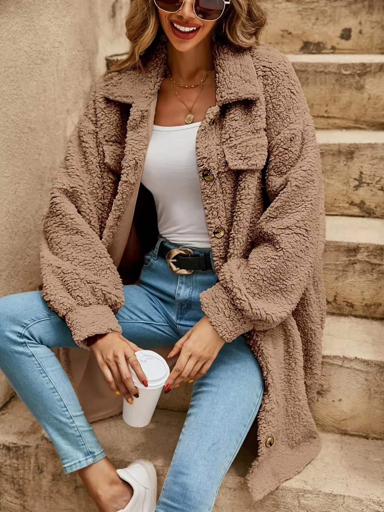 Zara/ Chill Teddy Jacket