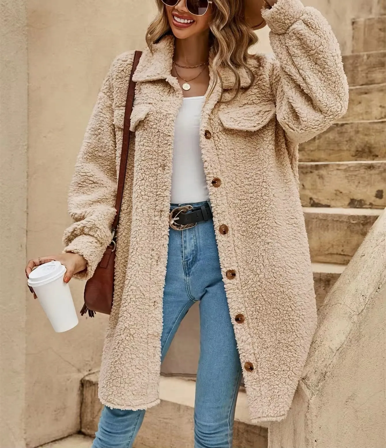 Zara/ Chill Teddy Jacket