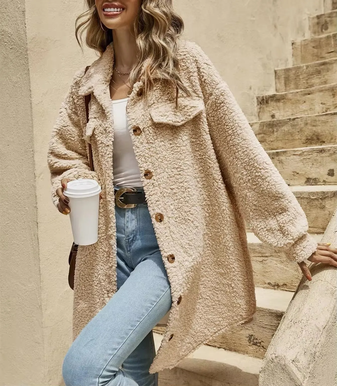 Zara/ Chill Teddy Jacket