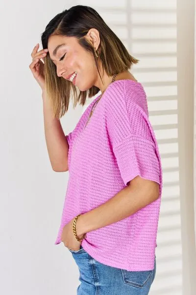 Zenana Full Size Round Neck Short Sleeve T-Shirt Top