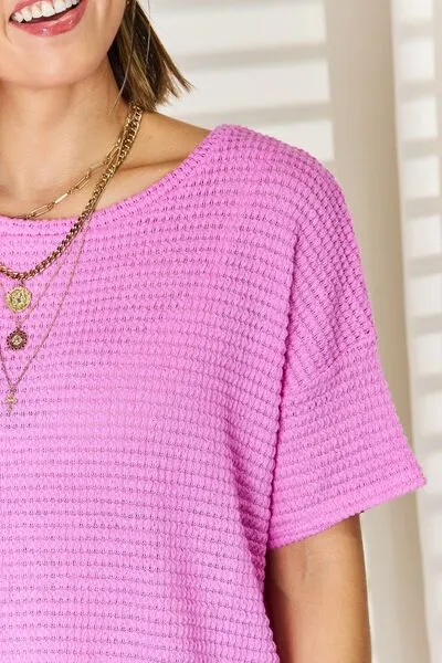 Zenana Full Size Round Neck Short Sleeve T-Shirt Top