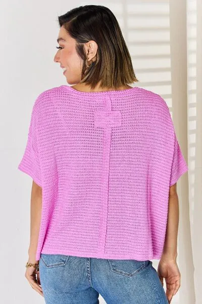 Zenana Full Size Round Neck Short Sleeve T-Shirt Top