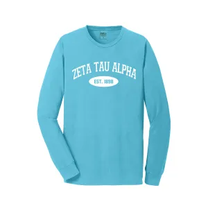 Zeta Tau Alpha Long Sleeve Vintage T-Shirt