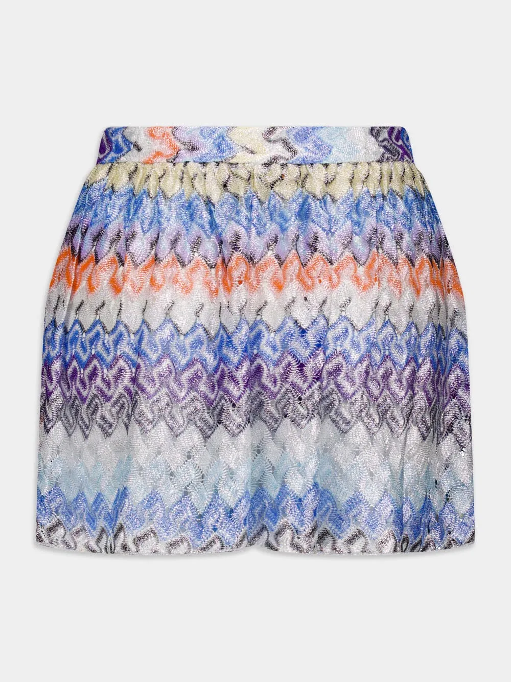 Zig-zag Mini Skirt